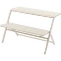 Balkonset "drilia" lehm 2-sitzer aus stahl - Hespéride - Beige