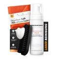 Colourlock Lederreiniger mild 200ml Basic Set Foam Bottle Bürste Tuch | 3-teilig
