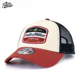 Smith&Miller Basecap Vicent Trucker Cap rot/beige - 1 Stück, Größe: OneSize
