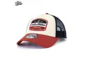 Smith & Miller Trucker Cap Basecap Vicent rot/beige - 1 Stück