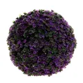 Deko Pflanzenkugel Lila Ø18cm Künstlich für Bodenvasen