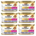GOURMET Gold Nassfutter mit Kalb Mousse für Kätzchen 6x85g