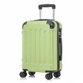 Koffer Trolley Reisekoffer Suitcase, Rollkoffer Handgepäck ,mit 4 Rollen360°, Hartschalenreisekoffer, Zahlenschloss, Weicher Gummigriff(L,Früchte Grün