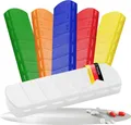 Medikamentenbox "Seven Days" – BPA-freie Pillendose mit 7 Fächern für jeden Wochentag, robuster Pillenbehälter - Tablettenbox Germany - Transparent-milchig
