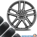 4x Alu Winterräder für Audi A3 Reifen 185/65R15 Conti