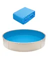 VEVOR Innenfolie Poolfolie Ersatzfolie Innenhülle Schwimmbadfolie φ350x120cm