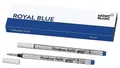 Montblanc Royal Blue 128249/105171 Fineliner Ersatzminen B Refill – 2 x Fineliner-Minen blau