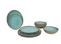 Bo-Camp Halo Geschirrset, 12-teilig, aqua