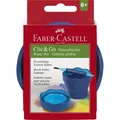 FABER-CASTELL Wasserbecher Clic&Go blau
