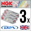 3x NGK PZFR6R (5758) Laser Platinum Zuendkerze