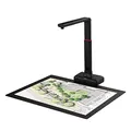 VIISAN S21 A2 Overhead Scanner | 23MP & 600dpi Dokumenten- & Buchscanner | Automatische Seitenkorrektur, OCR in 130+ Sprachen, LED-Licht, ideal für Archivierung, Schule & Büro