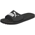 PUMA PURECAT Badesandale leichtes Gewicht, weiches Textil-Innenmaterial schwarz 44,5 EU