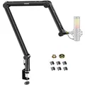Aokeo AK-49 Microphone Stand Arm for HyperX QuadCast, SoloCast, Elgato Wave, Shure SM7B, Blue Yeti, Blue Snowball, Broadcast, Studio Program Recording