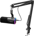 MAONO XLR-USB Streaming Mikrofon mit Arm: Dynamisches Mikrofon mit Software
