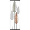 Beliani Wanddekoration, Silber, Metall, Mode, Rechteckig, 31x90x4 cm, Bilder und Zubehör, Wandbilder, Dekopaneele
