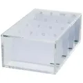 MAUL Visitenkartenhülle Visitenkartenbox Acryl glasklar mit A-Z Register