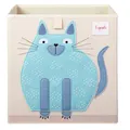 3 Sprouts, Aufbewahrungsbox Kinder mit Deckel, Spielzeugbox für Kallax Regale, Box zur Spielzeugaufbewahrung, Kinder Aufbewahrungsbox Kinderzimmer, Aufbewahrungsboxen für Spielzeug - Katze