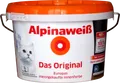 Alpinaweiß Das Original weiße Innenfarbe spritzfrei 1L