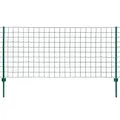 vidaXL Maschendrahtzaun Komplettset 20x1,2m Stahl Grün Gartenzaun Metallzaun