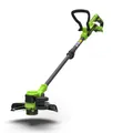 Akku Rasentrimmer 30cm Greenworks ST24B07-01 + Fadenspule & 20 Kunststoffklingen