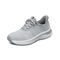 Orthofeet Damen Orthopädischer Nira Hands-Free Slip-in Sneaker - Hellgrau, Größe 38