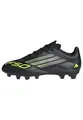 adidas Unisex Kinder F50 Club Firm Ground/Multi Ground Football Boots Kids, Core Black/Iron Metallic/Lucid Lemon, 38 EU