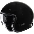HJC Motorrad Helm V31 Solid Gr. XL Retro Jethelm mit Sonnenblende schwarz