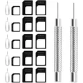 5-teiliges Nano SIM Karten Adapter Kit mit SIM Nadel – Ultra leicht und tragbar