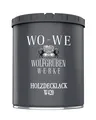 WO-WE Holzfarbe Holzlack Wetterschutzfarbe Außen & Innen - Lichtgrau RAL 7035-750 ml