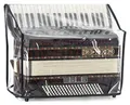 Alpenklang Cover für 120 Bass-Akkordeon - Schutzhülle für Akkordeon - Passend für Akkordeons mit 120 Bässen - Abmessungen (BxTxH): ca. 52 x 23 x 40 cm - aus PVC - Transparent