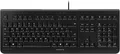 CHERRY KC 1000, Kabelgebundene Tastatur, USB, QWERTZ-Layout, Schwarz, neuwertig