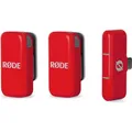 RODE Wireless Micro, rot, digitales Drahtlos-Mikrofonsystem