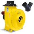 BAMATO Späneabsaugung AB-300 Radialventilator Absauggebläse 1500W 400V 2530m³/h