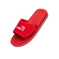 Kubota Badelatschen mit Klettverschluss - Badeschuhe für Herren & Damen - Badeschlappen für Strand – Baden Latschen - Schuhe fur Dusch und Sauna - Rot -42