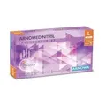 ARNOMED Nitril Lavender Violet Einmalhandschuhe, puderfrei, lila 383-L , 1 Packung = 100 Stück, Größe L