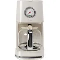 BiKitchen nostalgia 150 Kaffeemaschine Cremeweiß (glänzend) Fassungsvermögen Tassen=12 Glaskanne, Warmhaltefunktion