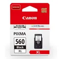 Canon Tinte - PG-560XL Original Drucker Tintenpatrone Schwarz mit hoher Reichweite - Druckt bis zu 400 A4-Seiten (1 x druckerpatrone)