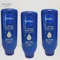 3x 400ml Nivea In Dusch Body Milk reichhaltige Pflege trockene Haut m. Mandelöl