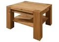 Couchtisch Wildeiche 70x70x45 braun geölt KENT #314
