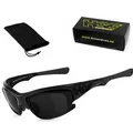 HSE - SportEyes Sportbrille 2015, Steinschlagbeständig durch Kunststoff-Sicherheitsglas grau