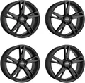 Carmani 16 Anton black matt 7.5x17 ET47 - LK5/112 ML66.6 Alufelge schwarz