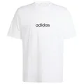adidas - Linear Single Jersey Tee - T-Shirt Gr S weiß