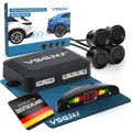 VSG24 Einparkhilfe Set hinten mit Display und 4 Sensoren – robuste PDC Parkhi...
