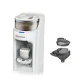 Baby Brezza Formula Pro Advanced – Automatischer Flaschenzubereiter – Mischt Milchpulver & Wasser perfekt – Mit 2 Milchpulvertrichtern (1 im Gerät, 1 extra) – 3 Temperaturen – BPA-frei – Weiß