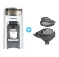 Baby Brezza Babyflaschenwärmer Automatischer Flaschenzubereiter mit 2 Milchpulvertrichtern, mischt Wasser und Milchpulver klumpenfrei per Knopfdruck