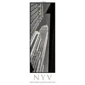 New York Vertical 2018 Maße(B/H): 34 x 100 cm, Fotokalender, schwarz/weiß