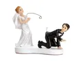 Torten Figur* Braut mit Bräutigam + Angelrute* Hochzeit, backen, Geschenk N 456