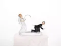 5901157426116 Figurka na tort biały PartyDeco