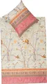 Bassetti Fong Bettwäsche + 2 Kissenhüllen aus 100% Baumwollsatin in der Farbe Beige v.2, Maße: 200x200 + 2 K 80x80 cm - 9221920