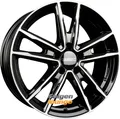 4 Alufelgen DEZENT KF DARK - Schwarz Frontpoliert 6,5x16 ET46 5x114,3 16 Zoll